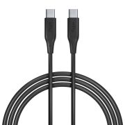 Allity AUC-02 USB-C na USB-C Kabal 1m 100W - Silikonski, otporan i ne mrsi se, sa metalnim konektorima,  za prenos podataka i punjenje uređaja