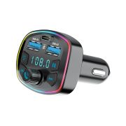 Forever TR-360 (USB-A USB-C) FM BT transmiter crni pouzdan je uređaj koji osigurava udobnost i sigurnost tokom putovanja automobilom.