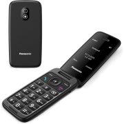 Panasonic KX-TU410EXB Mobilni telefon za starije sa tasterom za hitne pozive, ekranom od 2.4 inča i baterijom od 1000mAh i kamerom od 0,8Mpx.