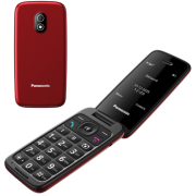 Panasonic KX-TU410EXR Mobilni telefon za starije sa tasterom za hitne pozive, ekranom od 2.4 inča i baterijom od 1000mAh i kamerom od 0,8Mpx.