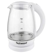 Techwood TB-1701V Ketler stakleni 1.7l, snage do 2200W sa funcijom automatskog zaustavljanje ključanja, zaštitom od pregrevanja i zaštitnim poklopcem.