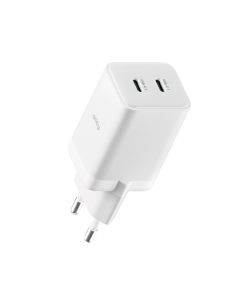 Allity ATC-01-45WCC GaN PD QC (2x USB-C) 45W Punjač beli