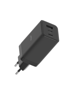 Allity ATC-01-65WACC GaN PD QC (2x USB-C 1 USB-A) 65W Punjač Crni