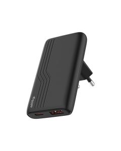Allity ATC-02-65WAC GaN PD QC (USB-C-USB-A ) 65W Punjač crni