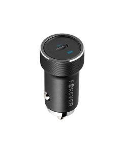 Forever CC-06 PD QC (USB-C) 20W Auto punjač crni