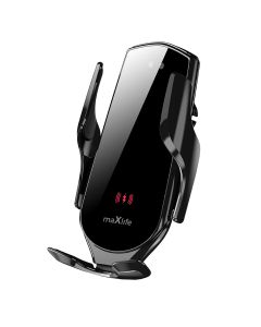 Maxlife MXCH-08 Držač za mobilni sa bežičnim punjačem 15W, postavlja se na mesto re&scaron;etke za ventilaciju a utomobilu. Za punjenje u pokretu. 