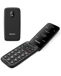Panasonic KX-TU410EXB Mobilni telefon za starije sa tasterom za hitne pozive, ekranom od 2.4 inča i baterijom od 1000mAh i kamerom od 0,8Mpx.