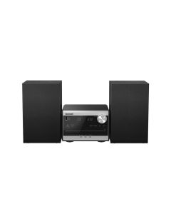 Panasonic SC-PM272EG-S Mikro linija sa LCD displejem, snage 20W sa DAB+ i FM radiom , Bluetooth&reg;, USB i  CD, CD-R/-RW kompatibilnim plejerom. 