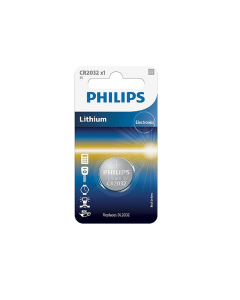 Philips CR2032 litijumska baterija 1/1 - Dugotrajno i pouzdano napajanje, sa ugrađenom za&scaron;titom od curenja i korozije. 1 komad u pakovanju. 
