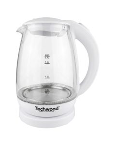 Techwood TB-1701V Ketler stakleni 1.7l, snage do 2200W sa funcijom automatskog zaustavljanje ključanja, za&scaron;titom od pregrevanja i za&scaron;titnim poklopcem.