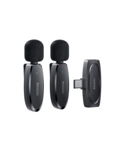 Yesido KR13 bežični mikrofon clip type-C 2,4GHz. Snimanje zvuka u svim pravcima od 360 stepeni, pruža visokokvalitetni zvučni efekat