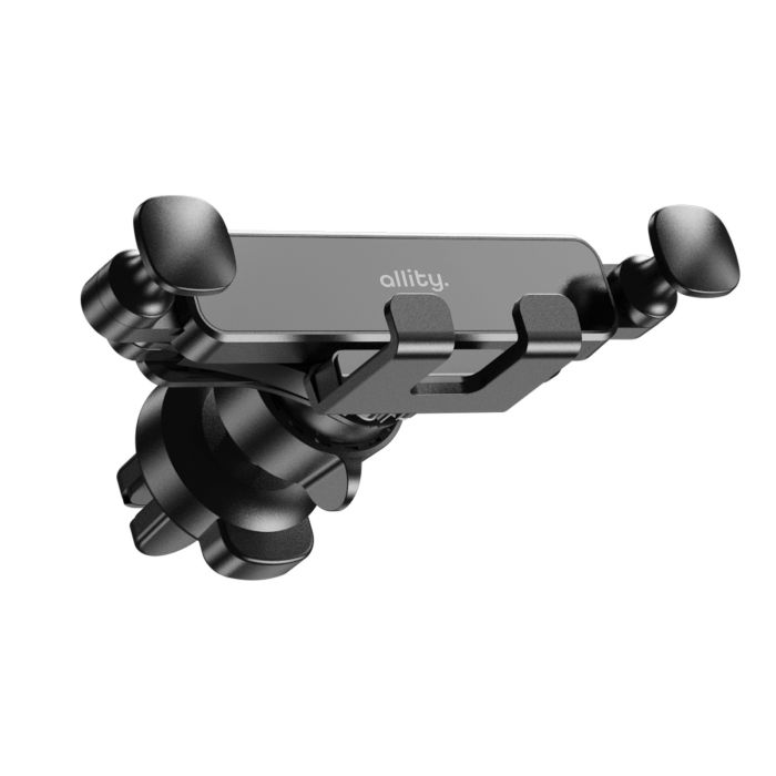 Allity ACH-100 Držač za telefon -  Za telefone sa ekranom od 5,8' do 6,7'.Instalira se na ventilacionu rešetku i može se kkretati za 360 stepeni. 