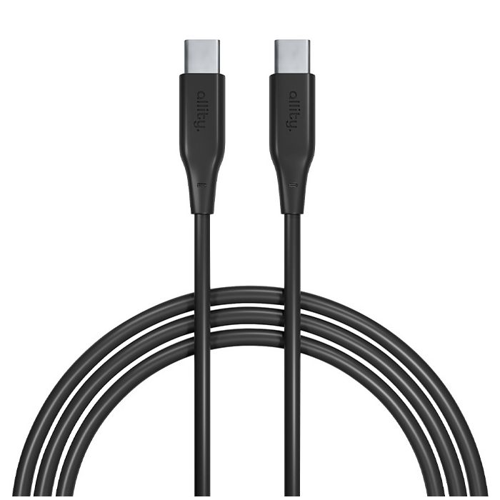 Allity AUC-02 USB-C na USB-C Kabal 1m 100W - Silikonski, otporan i ne mrsi se, sa metalnim konektorima,  za prenos podataka i punjenje uređaja