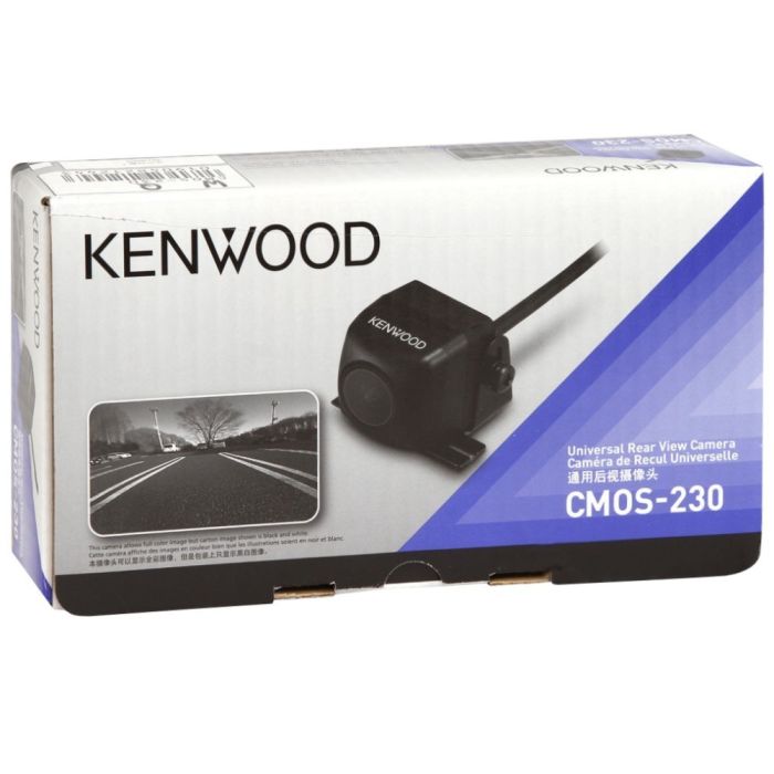 Kenwood CMOS230 Parking kamera širokougaona kamera za bolju preglednost prilikom parkiranja i vožnje sa fleksibilnim postoljem i NTSC Video izlazom (RCA).
