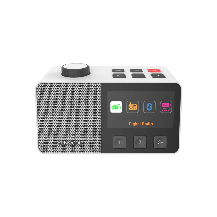 Kenwood CR-M70DAB-W Radio plejer sa DAB+ i FM Tjunerom, bluetooth-om, funkcijom sata sa alarmom....integrisanom punjivom baterijom.