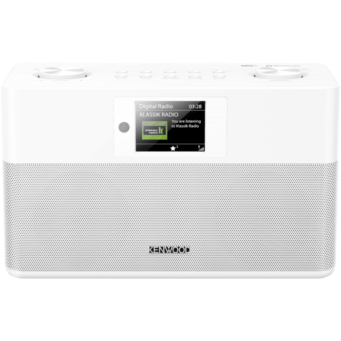 Kenwood CR-ST80DAB-W Compact Stereo Radio sa  DAB+ i  FM Tjunerom kao i Bluetooth Audio Streamingom. Uživajte u vašoj omiljenoj muzici