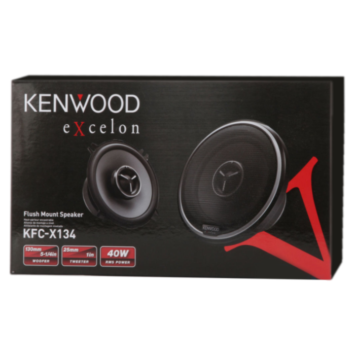 Kenwood KFC-X134 Auto zvučnici dvosistemski zvučnici za automobil maksimalne ulazne snage 160W, deklarisana snage 40 W,  veličine 13cm.