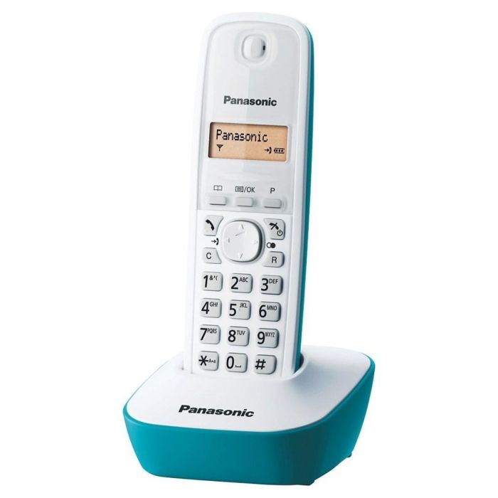 Panasonic KX-TG1611FXC Bežični telefon sa osvetljenim displejem i površinom otpornom na otiske prstiju, identifikacijom poziva, memorija 50 brojeva, redial. 