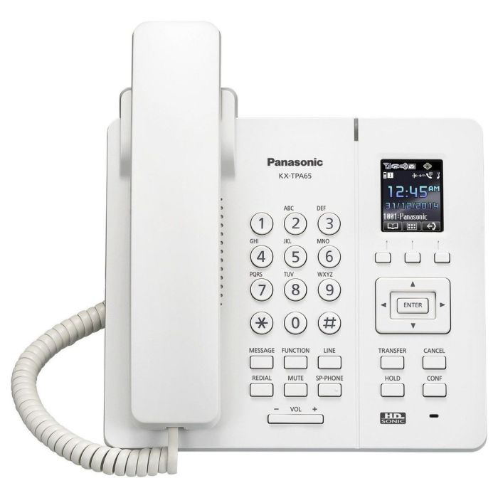 Panasonic KX-TPA65CE Dodatni stoni telefon sa 1.8" kolor LCD ekranom, imenikom do 500 unosa i koji se bežično povezuje sa KX-TGP600