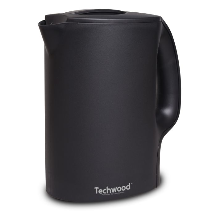 Techwood TB-1106 Ketler kapaciteta 1 litara, snage do 900W, sa funkcijom automatskog zaustavljanje ključanja, zaštitom od pregrevanja i zaštitnim poklopcem.