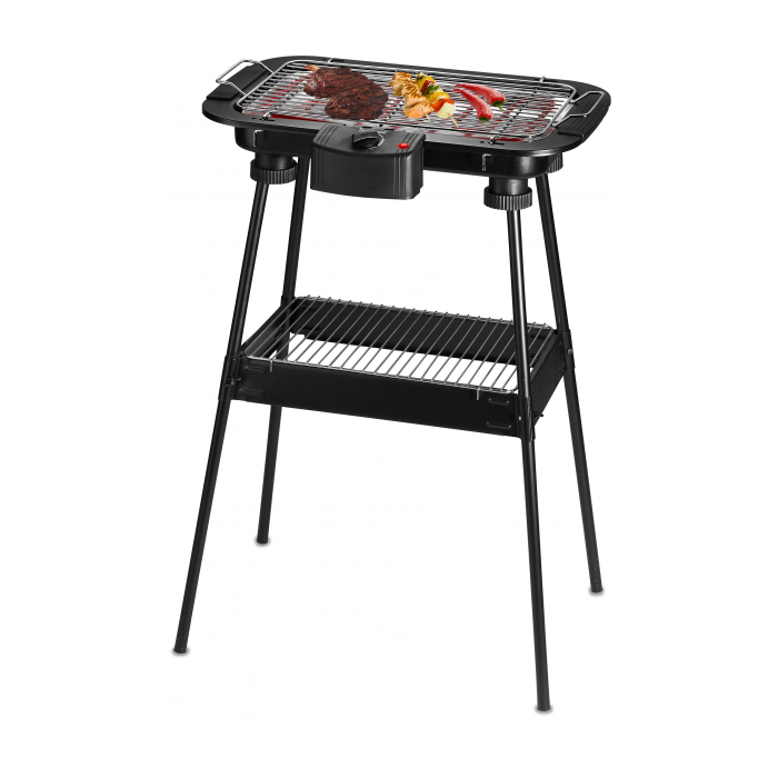 Techwood TBQ-836P Električni roštilj - Odličan električni roštilj snage od 2000 W sa regulatorom toplote za savršeno pripremljenu hranu