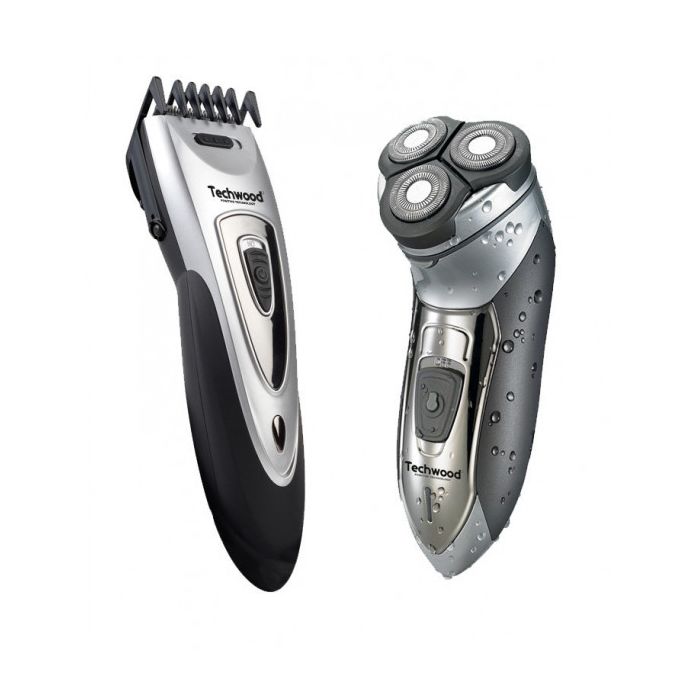 Techwood TCO-2666 Set Brijač + Trimer - Brijač bežični sa tri glave + Bežični Trimer za kosu i bradu za "kompletno sređivanje" brade i kose. 