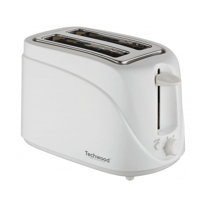 Techwood TGP-202 Toster snage do 700W pogodan za pečenje i tankih i debelih parčića sa zaštitom od zaglavljivanja i funcijom za automatsko isključivanje Techwood TGP-202 Toster snage do 700W pogodan za pečenje i tankih i debelih parčića sa zaštitom od zaglavljivanja i funcijom za automatsko isključivanje