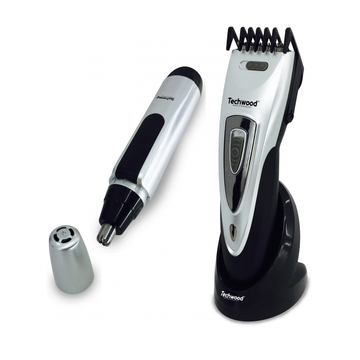 Techwood TTN-980 Trimer set - Bežični trimer za kosu i bradu i Trimer za nos koji radi na baterije, tako da možete "odraditi" kompletno sređivanje kod kuće. Techwood TTN-980 Trimer set - Bežični trimer za kosu i bradu i Trimer za nos koji radi na baterije, tako da možete "odraditi" kompletno sređivanje kod kuće.