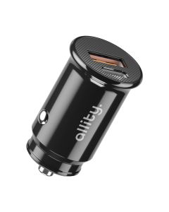 Allity ACC-100-30WAC 1x USB-C 1x USB-A Auto punjač 30W sa dva priključka USB-C i USB-A za maksimalnu kompatibilnost uređaja. 