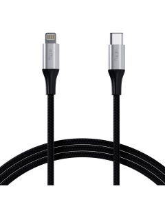 Allity AUC-01 USB-C - Lightning Kabal 1.0 m 27W - Ojačano najlonsko pletenje i metalni konektori za prenos podataka i punjenje telefona