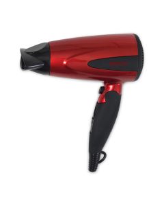 BROCK HD 8501 RD Fen za kosu snage 1200-1600W, 2 nivoa snage i 2 brzine, sa omočom za kačenje i sa sklopivom ručkom. Idealan za putovanja