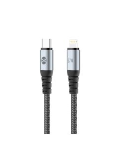Forever Braix (USB-C-Lightning) 1m 27W Kabal crni