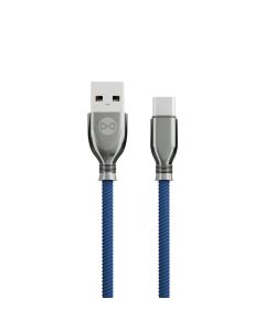 Forever Tornado (USB- C) 1m 3A Kabal plavi