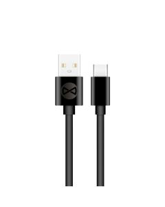 Forever (USB- USB-C) 1m 3A Kabal crni