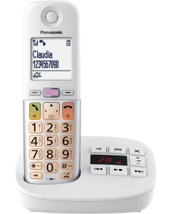 Panasonic KX-TGU430EXW Bežični telefon sa sekretaricom ekranom od 2,1 inča (5,3 cm), Identifikacijom poziva i tasterom za blokiranje neželjenih poziva. 