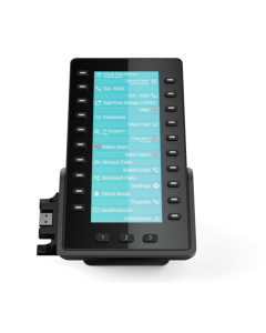 Snom D8 C Konzola za proširenje za Snom SIP telefone sa  6,8”  TFT ekranom u boji  rezolucije 1,280 × 480 px i do 60 programabilnih LED tastera.  