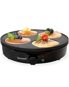 Techwood TCP-616 Aparat za palačinke 2 u 1 snage 1000W - Obradujte svoje ukućane ili prijatelje savr&scaron;enom poslaticom za samo par minuta. 