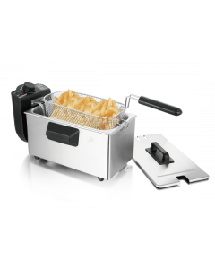 Techwood TFR-4030 Friteza kapaciteta 3l i snage 2000W sa kući&scaron;tem od nerđajućeg čelika, jednostavna za upotrebu i prženje na stari dobri način. 