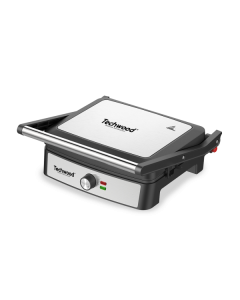 Techwood TGD-090 Gril toster snage 2200 W sa pločama sa nelepljivim premazom i tasterom za kotrolu temperature. Napravite savr&scaron;en obrok za dru&scaron;tvo. 
