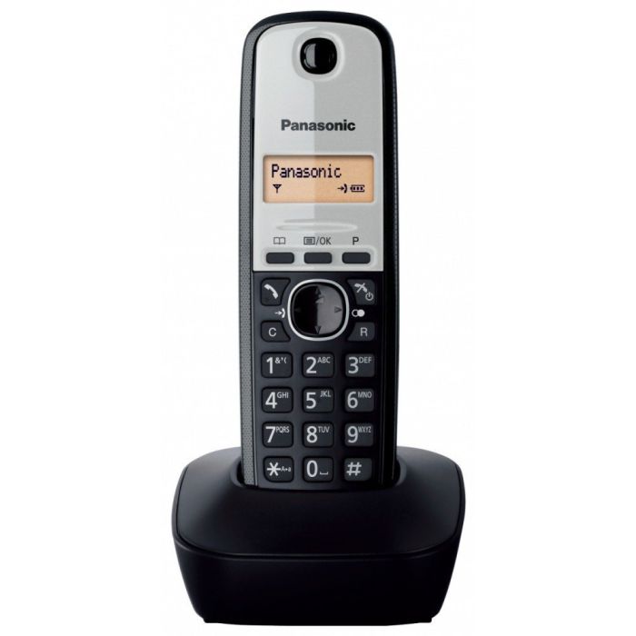 Panasonic KX-TG1911FXG Bežični telefon sa 1.25 inča (3.2 cm) monokromatski osvijetljenim ekranom identifikacijom poziva, alarmom i mogućnošću zidne montaže. 