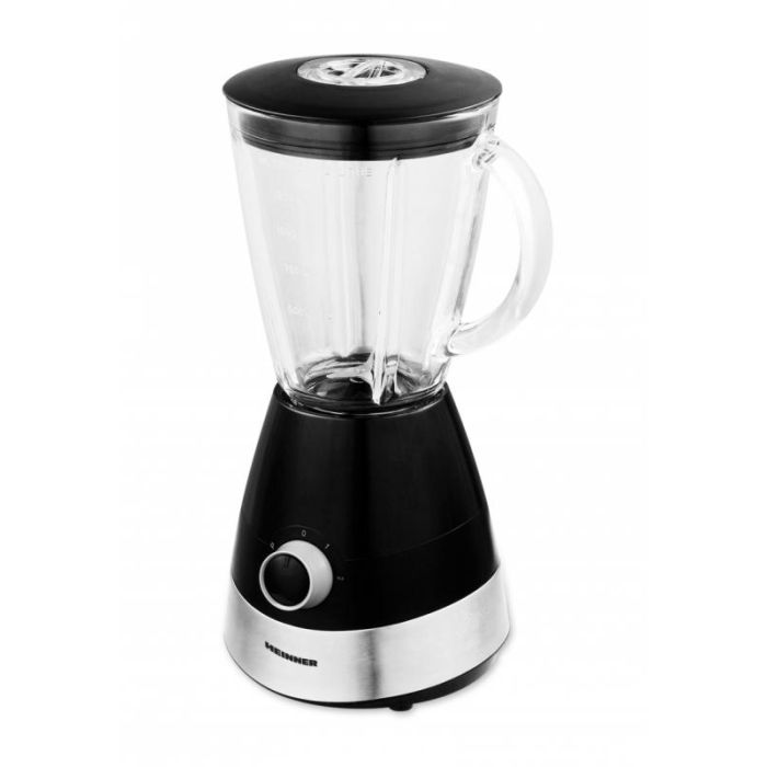 Heinner HBL-550S Blender snage od 600w sa staklenom posudom za mešanje zapremine 1,5 litara,  2 brzine i noževima od nerđajućeg čelika sa četiri sečiva ,Heinner HBL-550S Blender snage od 600w sa staklenom posudom za mešanje zapremine 1,5 litara,  2 brzine