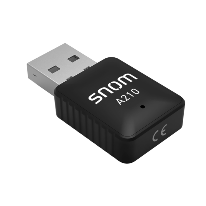 Snom A210 USB adapter za WiFi  - Povežite Snom telefone na mrežu na gotovo bilo kojoj lokaciji putem WLAN-a. Bežična telefonija bilo gde