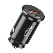 Allity ACC-100-30WAC 1x USB-C 1x USB-A Auto punjač 30W sa dva priključka USB-C i USB-A za maksimalnu kompatibilnost uređaja. 