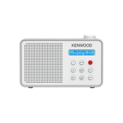 Kenwood CR-M25DAB-W Radio plejer sa DAB+ i FM Tjunerom, bluetooth-om, funkcijom alarma, integrisanom punjivom baterija od 2000 mAh.