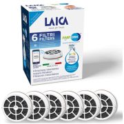 Laica FD06A Fast disk filter. Zamanski filter sa aktivnim ugljem za boce za filtriranje, sa 6 filtera u pakovanju imate do 720 litara prečišćene vode .