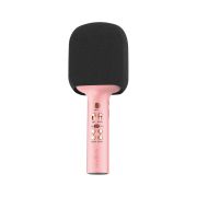 Maxlife MXBM-600 Bluetooth mikrofon sa zvučnikom roze boje, snage 5W. Odlična zabava za mlađe ali i starije članove porodice.