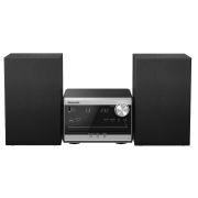 Panasonic SC-PM270EG-S Mikro linija linija sa LCD displejem, snage 20W sa FM radiom , Bluetooth®, USB i  CD, CD-R/-RW kompatibilnim  plejerom. 