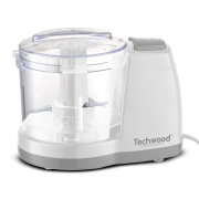 Techwood THA-150 Seckalica kapaciteta 375ml, snage 150W sa sečivima od nerđajućeg čelika, nezamenljiv je uređaj svake kuhinje.