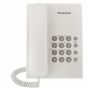 Panasonic KX-TS500FXW Žični telefon sa mogućnošću ponovnog biranje poslednjeg biranog broja, 3 jačine zvuka, montiranja na zid itd. thumbnail
