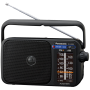 Panasonic RF-2400DEG-K Tranzistor sa zvučnikom od 10 cm, podrškom za FM/AM frekvenicije, jednostavan i lak za upotrebu. Uživajte uz zvuke omiljene stanice. thumbnail